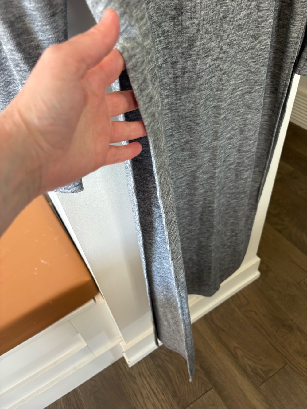 Smash + Tess Heather Gray Crewneck Maxi Tunic - Picture 5 of 7